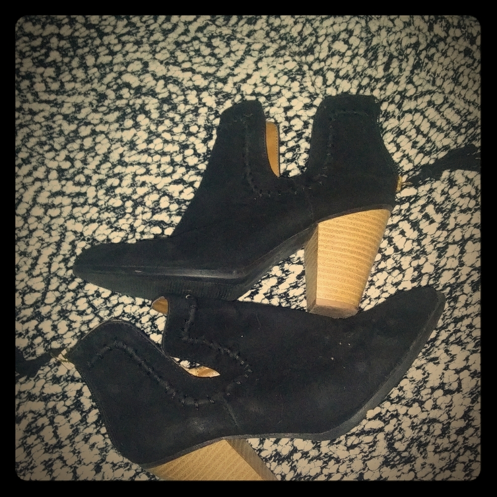 Black womens booties